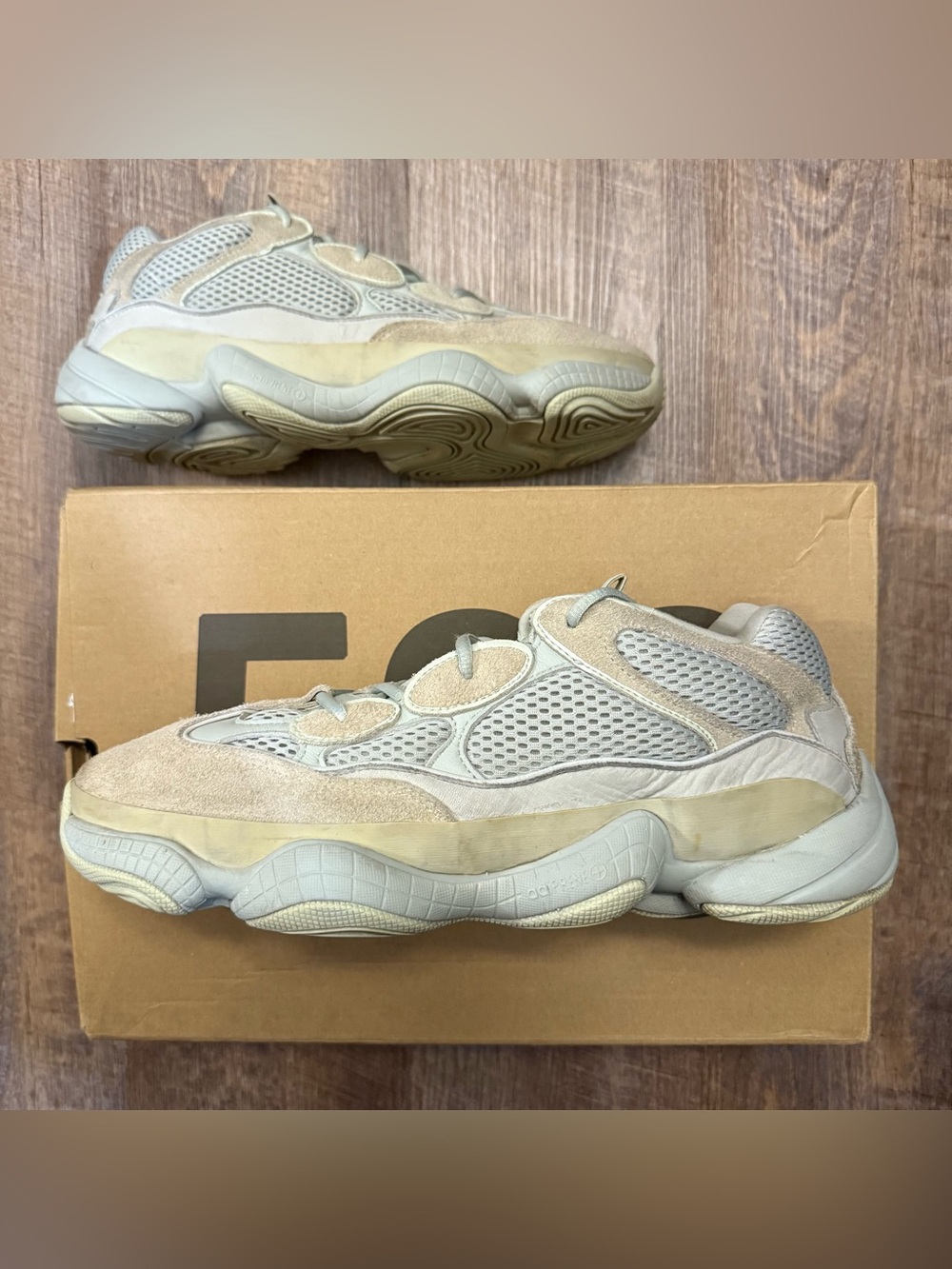 Adidas Yeezy 500 Salt Men’s Size 12 Sneakers Shoes w/ Box EE7287
